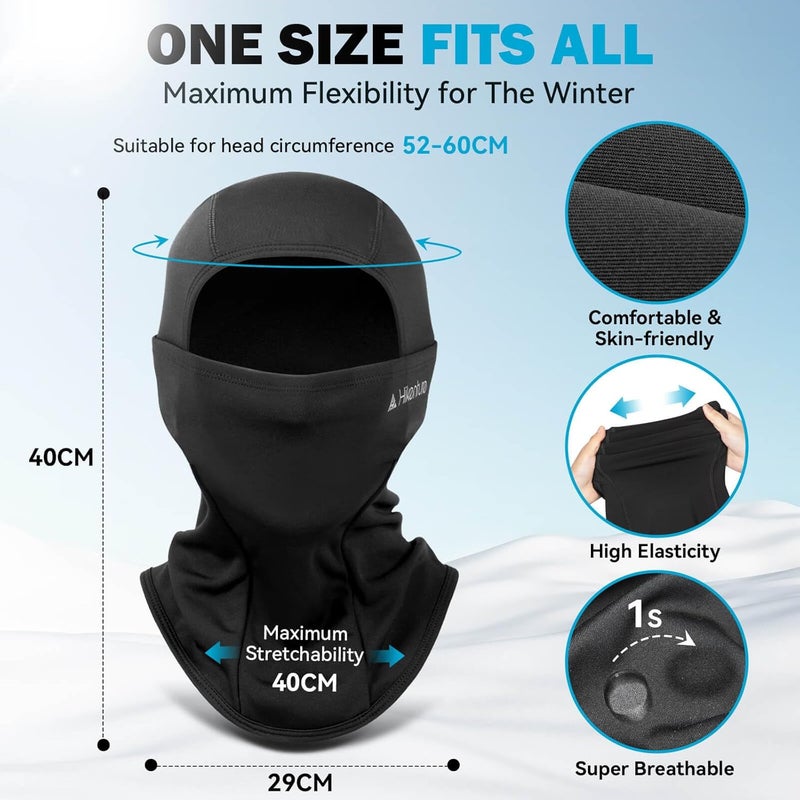 HIKENTURE Mens Ski Balaclava,Winter Face Mask for Men & Women - Image 3